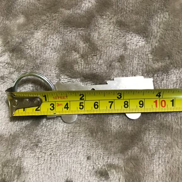 FDIC 2017 Firetruck Engion Silver Keychain - Picture 2 of 3